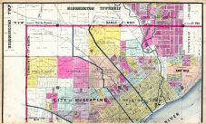 Muscatine City Map 2, Muscatine County 1899